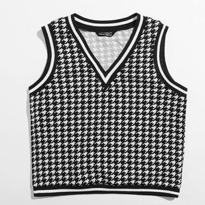 SHEIN Houndstooth Tank/Vest